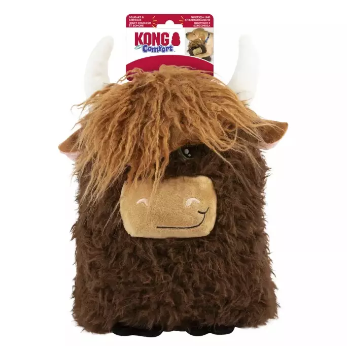 Kong Comfort Jumbo Highland Cow XL koiran pehmolelu - Koiran pehmolelut - 6532 - 1