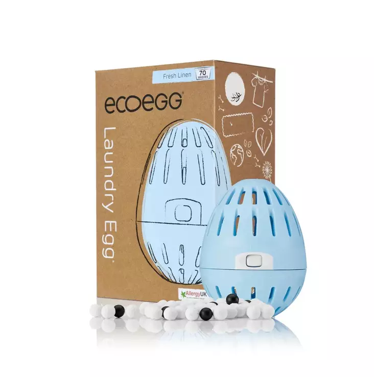 Ecoegg Fresh Linen pyykkimuna aloituspakkaus + 70 pesua - Puhdistusaineet - 3822 - 1