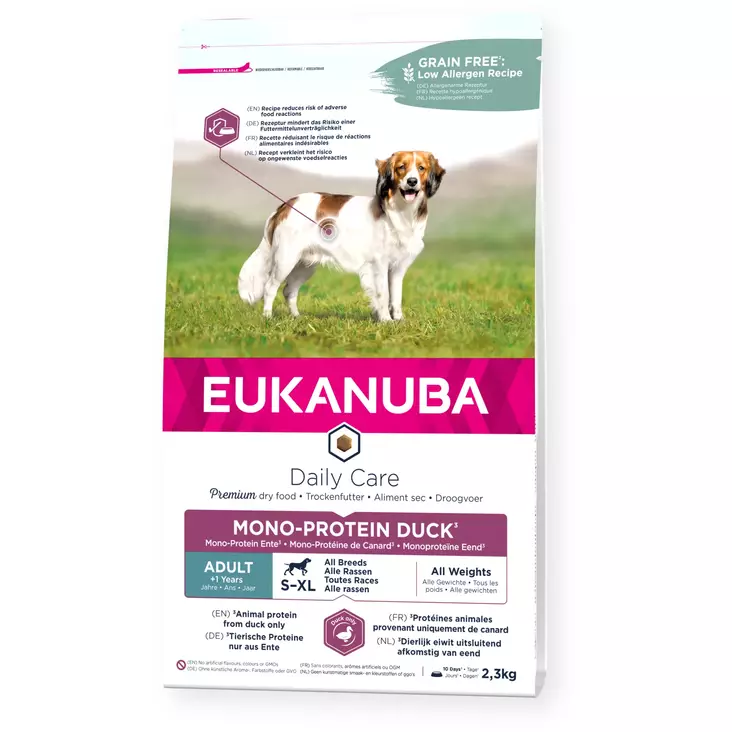 Eukanuba Dog Mono Protein Duck 2,3 kg - Eukanuba kuivaruoat koiralle - 2492 - 1