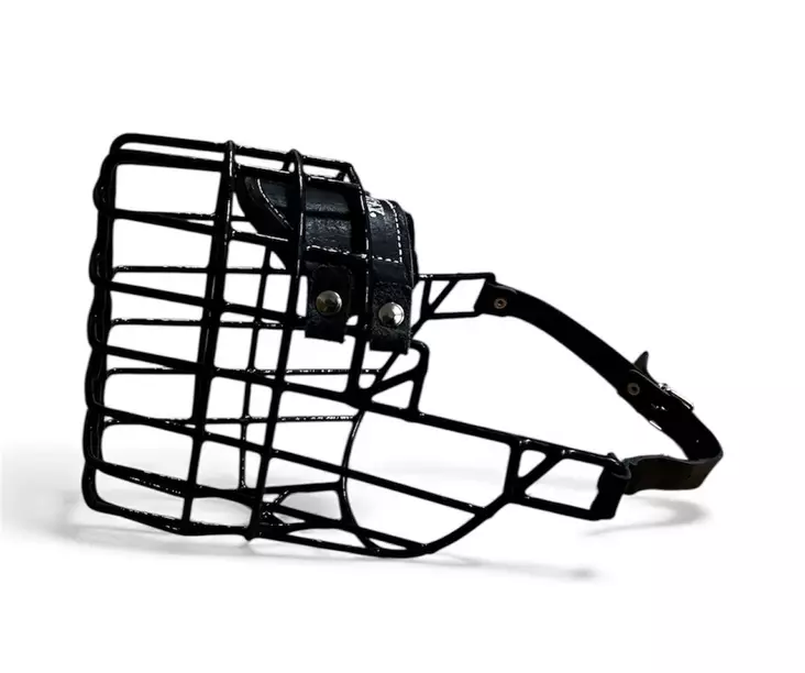 Gappay metallinen kuonokoppa kumipinnoitteella saksanpaimenkoira uros - Metalliset kuonokopat koiralle - 5432 - 1