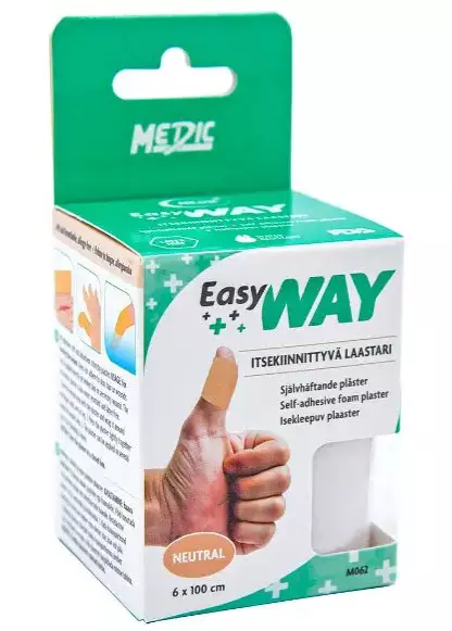 Medic EasyWay itsekiinnittyvä laastari 6 x 10 cm - Omistajan tarvikkeet - 6102 - 1