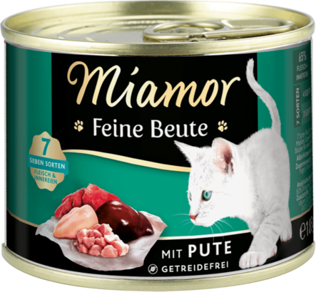 Miamor Feine Beute Kalkkuna 185 g - Miamor märkäruoat kissalle - 1553 - 1