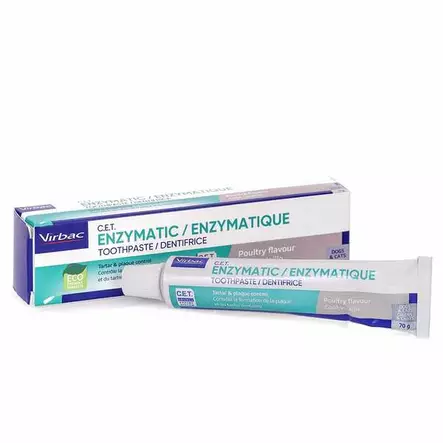 Virbac kananmakuinen entsyymi hammastahna koirille ja kissoille 70 g - Koiran hammastahnat - 2513 - 1