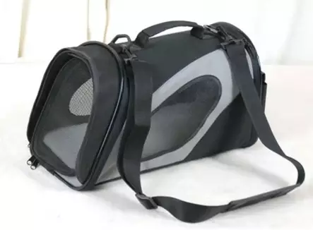 Ozami kuljetuslaukku harmaa/musta S - Koiran kevythäkit - 2533 - 1