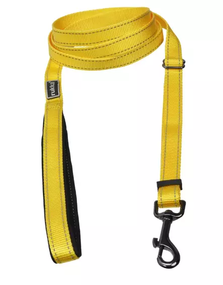 Rukka Pets Bliss talutin keltainen S - Koiran tekstiilitaluttimet - 5403 - 2