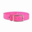 Muovitettu kaulapanta 25 mm pinkki - Koiran tekstiilipannat - 5473 - 1