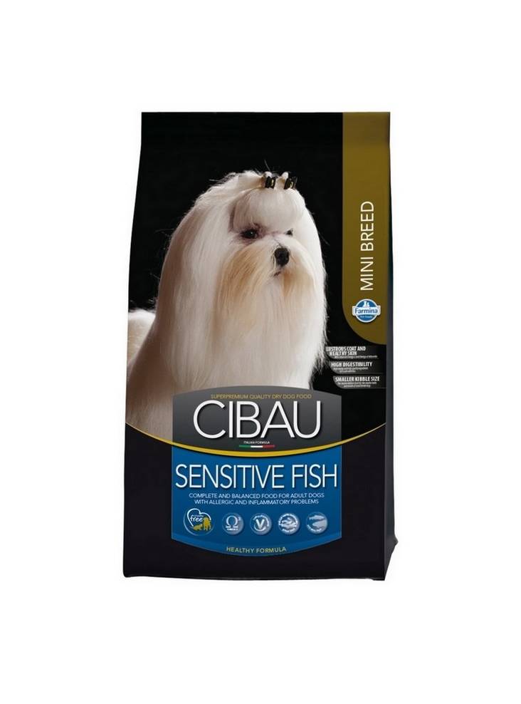 Cibau Sensitive Fish Mini Breed 0,8 kg - Cibau kuivaruoat koiralle - 3083 - 1