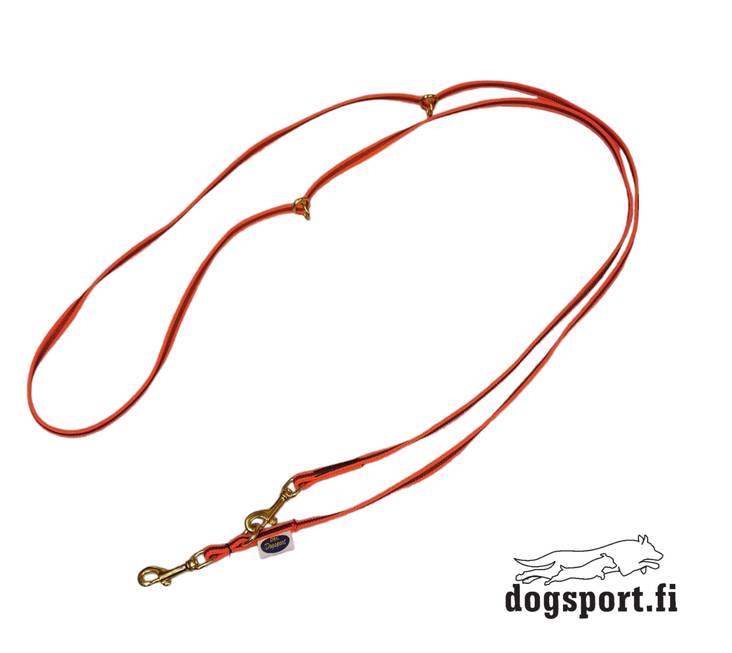 D&C Supergrip Lite monitoimitalutin 3 m messinkilukolla neon oranssi - Supergrip Lite taluttimet - 253 - 1