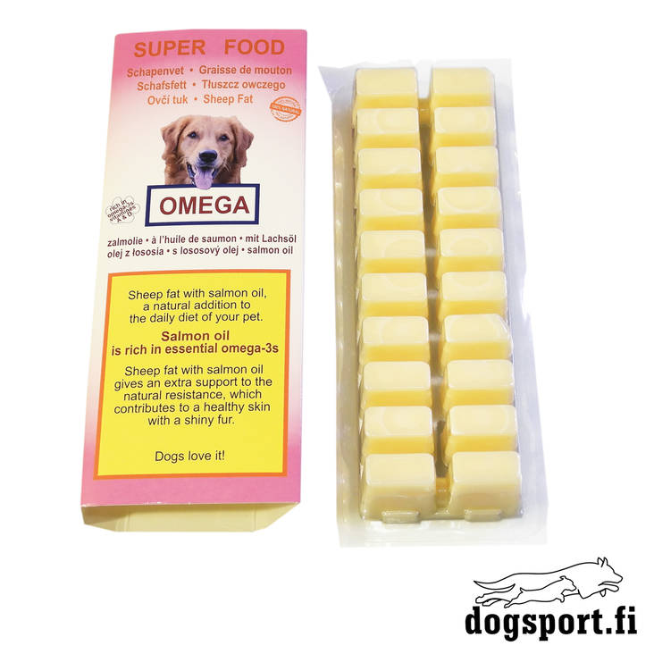 Omega Lampaan rasvapala & lohiöljy 90 g - Muut lisäravinteet koiralle - 3033 - 1