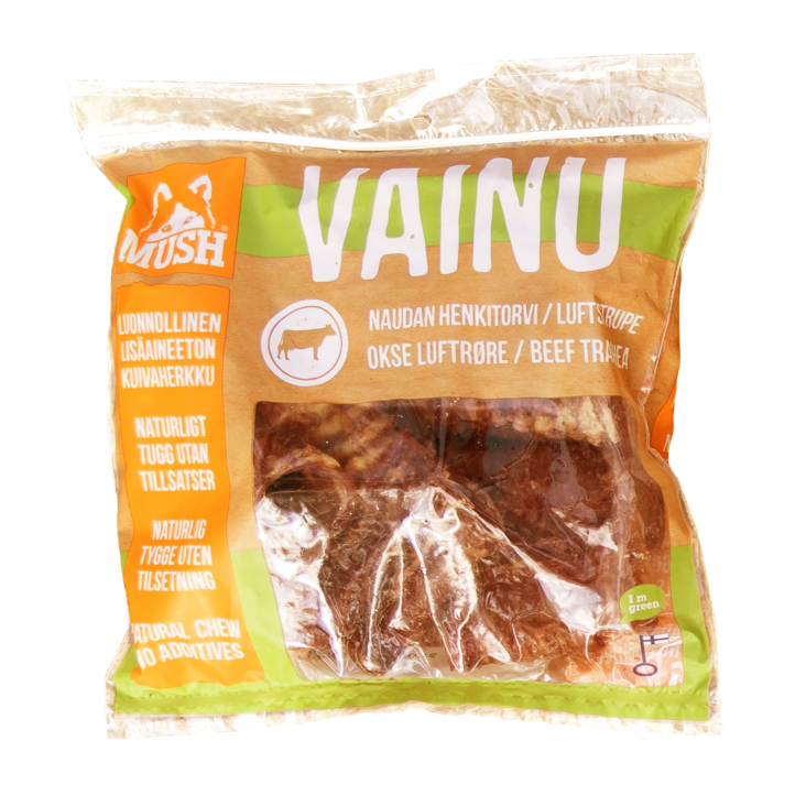 Mush Vainu Naudan henkitorvi 200 g - Kuivatut herkut - 1493 - 1