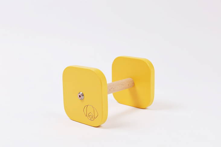 Wooddog noutokapula paksu laippa keltainen S POISTUVA TUOTE - TOKO-noutokapulat - 4033 - 1