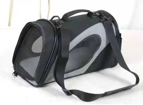 Ozami kuljetuslaukku harmaa/musta S - Koiran kevythäkit - 2533 - 1