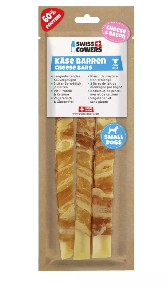 SwissCowers juustopatukka pekonilla S 3 kpl - Muut puruluut - 2873 - 1