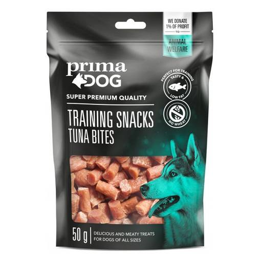 PrimaDog Training Snacks Tonnikala 50 g, PÄIVÄYS LÄHESTYY - Koulutusherkut - 4343 - 1