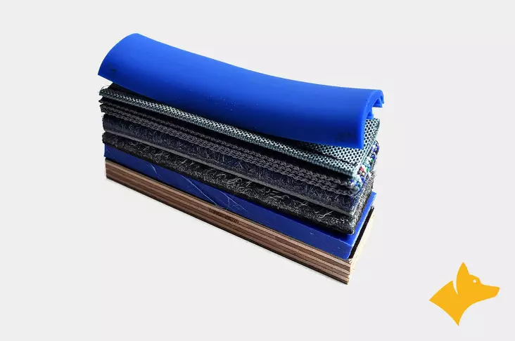 Naloux jälkiesinesetti sininen sis. 7 kpl jälkiesineitä - Jälkiesineet - 5823 - 1