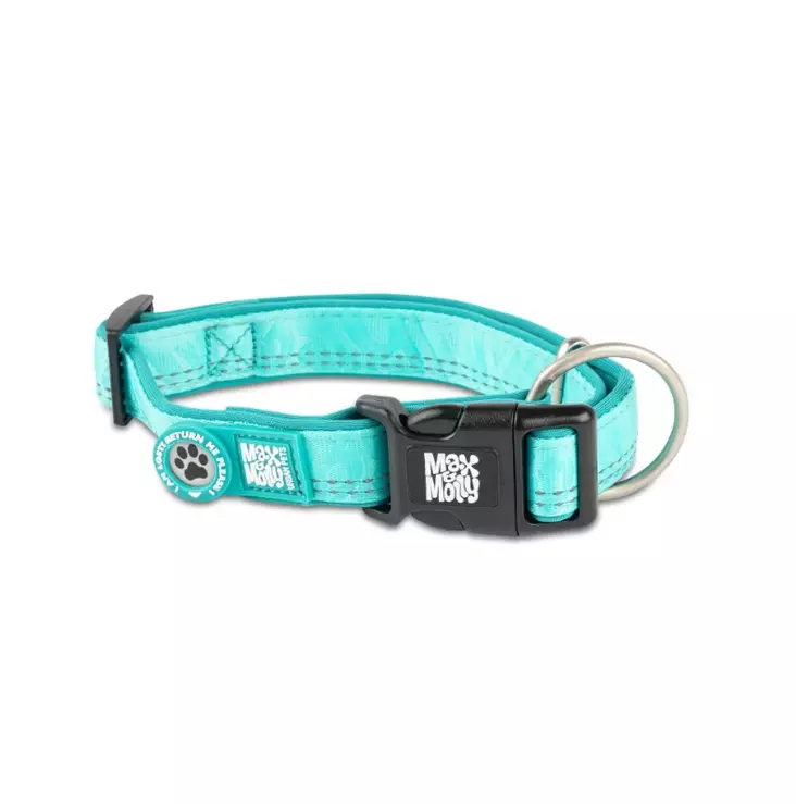 Max & Molly Smart ID collar Matrix 2.0 turquoise XS - Koiran tekstiilipannat - 5903 - 1