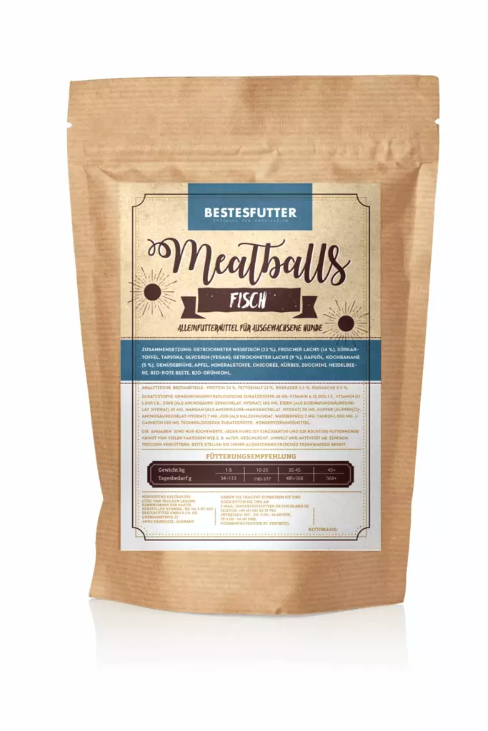 Meatballs kala 500 g - Koulutusherkut - 6393 - 1