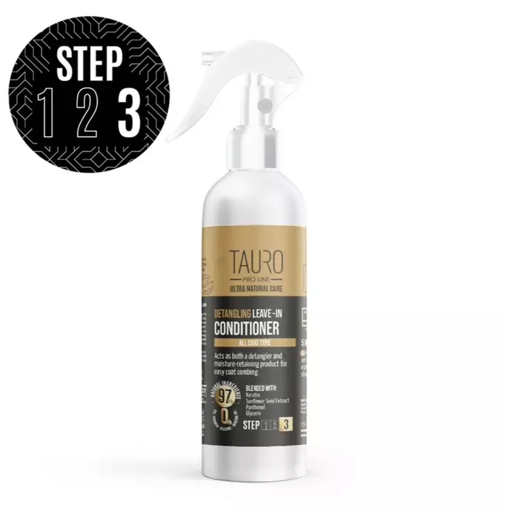 Tauro Natural Care Leave-in Spray takuille 250 ml - Koiran shampoot ja hoitotuotteet - 6553 - 1