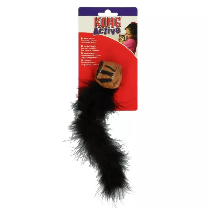 Kong Cat Wild Tails kissan pallo höyhenhännällä - Kissan pallot - 2453 - 1