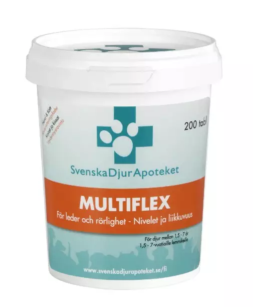 Svenska DjurApoteket MultiFlex 200 tablettia - Vitamiinilisät koiralle - 5753 - 1