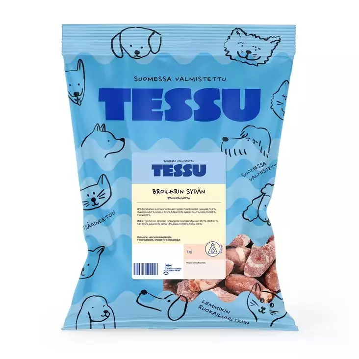 Tessu Broilerinsydän 1 kg - Tessu - 3543 - 1