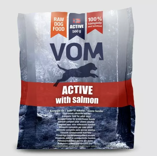 VOM Active Lohella pullat 560 g - VOM raakaruoat koirille - 3583 - 1