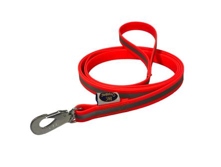 D&C Heijastava PVC talutin BGB-lukolla neon oranssi - Muut taluttimet - 1434 - 1