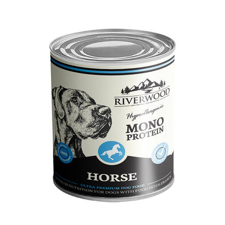 Riverwood Mono Protein Hevonen viljaton koiran märkäruoka 400 g - Riverwood märkäruoat - 1464 - 1