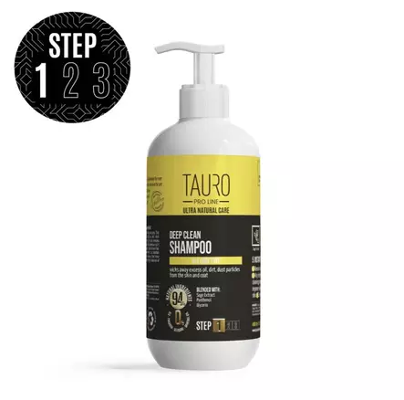 Tauro Natural Care Deep Clean syväpuhdistava shampoo koirille ja kissoille 400 ml - Koiran shampoot ja hoitotuotteet - 5724 - 1