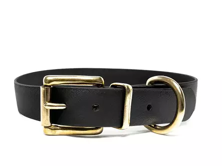 Biothane panta 25 mm musta 35-43 cm - Koiran tekstiilipannat - 6074 - 1