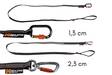 Non Stop Touring Bungee 23 mm 2 m musta-harmaa - Muut taluttimet - 3744 - 5