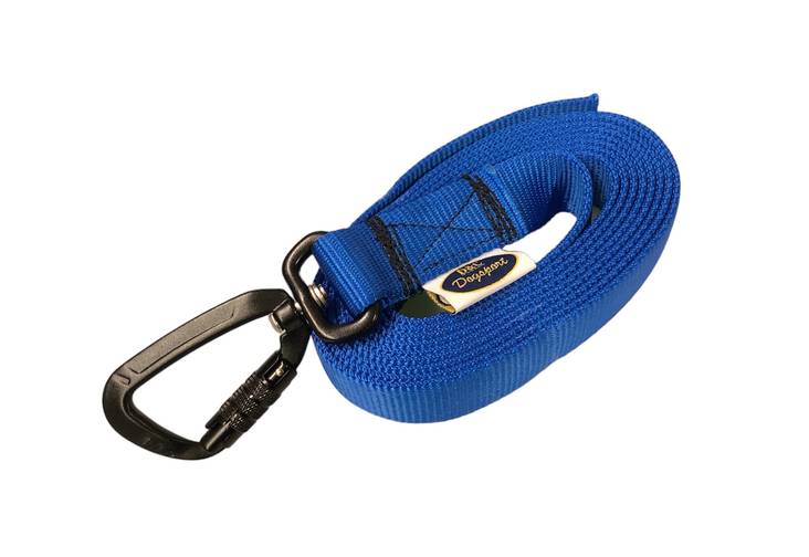D&C Suojeluliina nylon 2,5 m twistlock-lukolla sininen - Nylon liinat - 4304 - 1