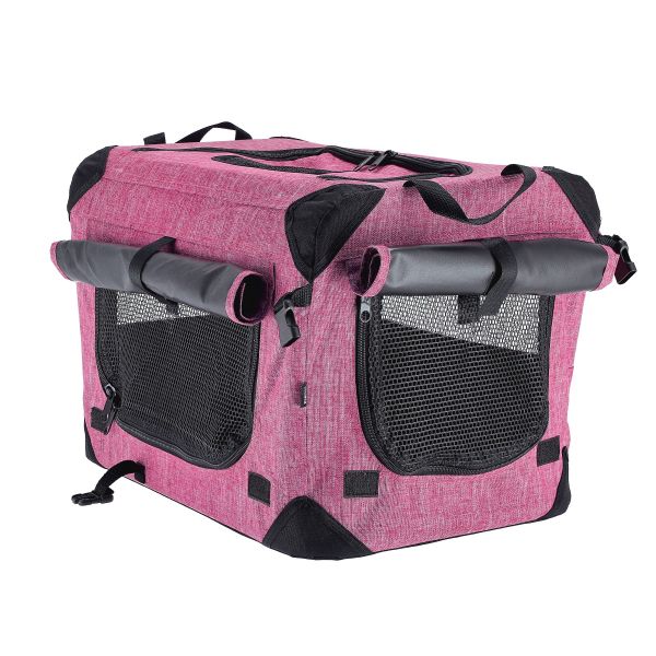 Dogman Canvas kevythäkki meleerattu pinkki S - Koiran kevythäkit - 4084 - 1