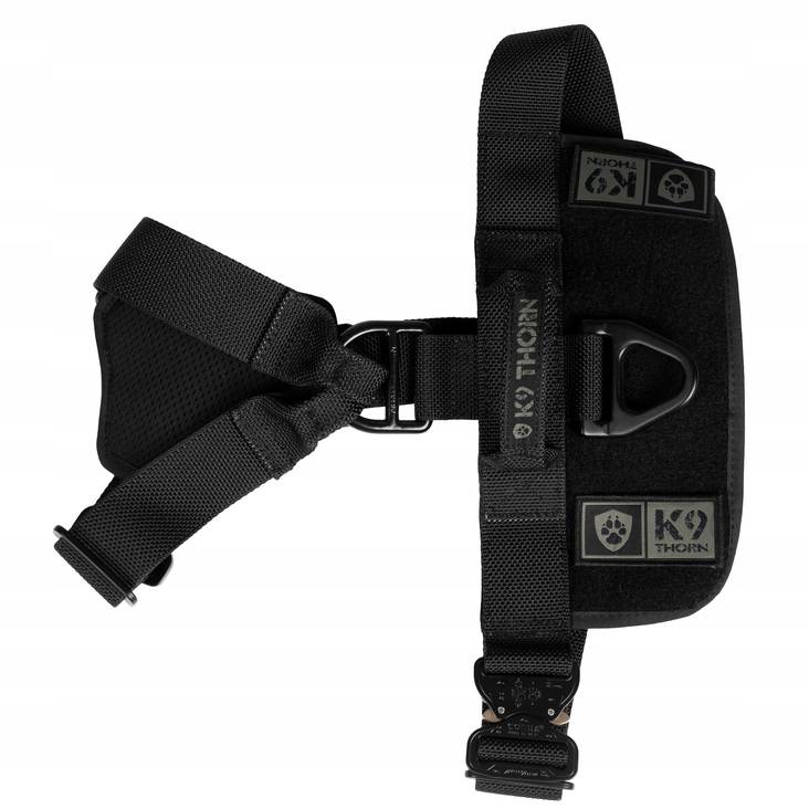 K9 Thorn Delta Taktinen Y-valjas kahvalla musta koko M - Koiran valjaat - 4314 - 1