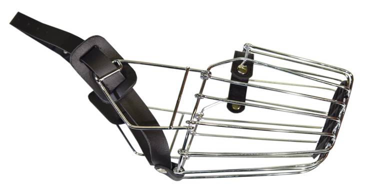 Klin Metallikoppa saksanpaimenkoira uros - Metalliset kuonokopat koiralle - 104 - 1