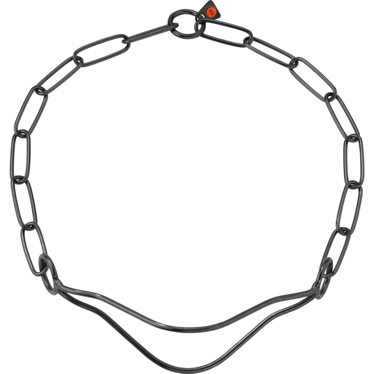 Sprenger Näyttelykaulain saksanpaimenkoirille musta rosteri 64 cm - Näyttelypannat koiralle - 4044 - 1