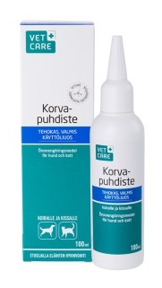 Vetcare Korvapuhdiste koirille ja kissoille 100 ml - Koiran korvapuhdisteet - 3694 - 1