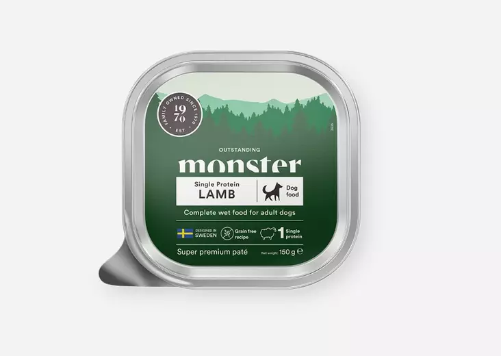 Monster Dog Adult Lamb Pate 150 g - Monster - 2814 - 1