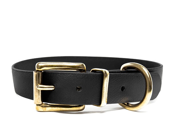 Biothane panta 25 mm musta 35-43 cm - Koiran tekstiilipannat - 6074 - 1