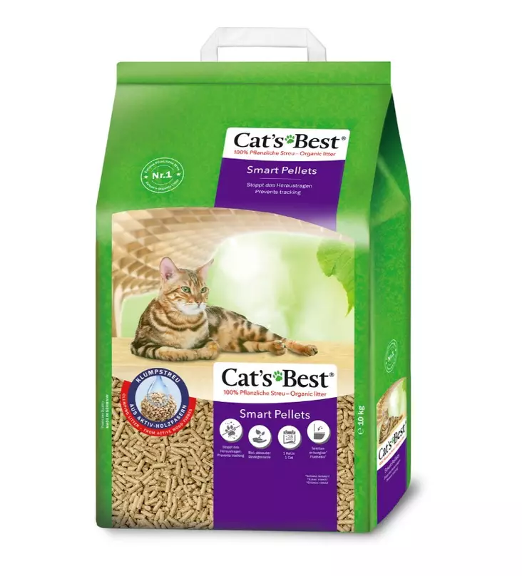 Cat's Best Smart Pellets puupelletti 10 kg/20 L - Kissanhiekat - 2464 - 1