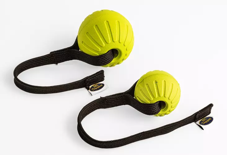 D&C Foam pallo nauhalla keltainen pieni - Narupallot ja pallot - 874 - 1