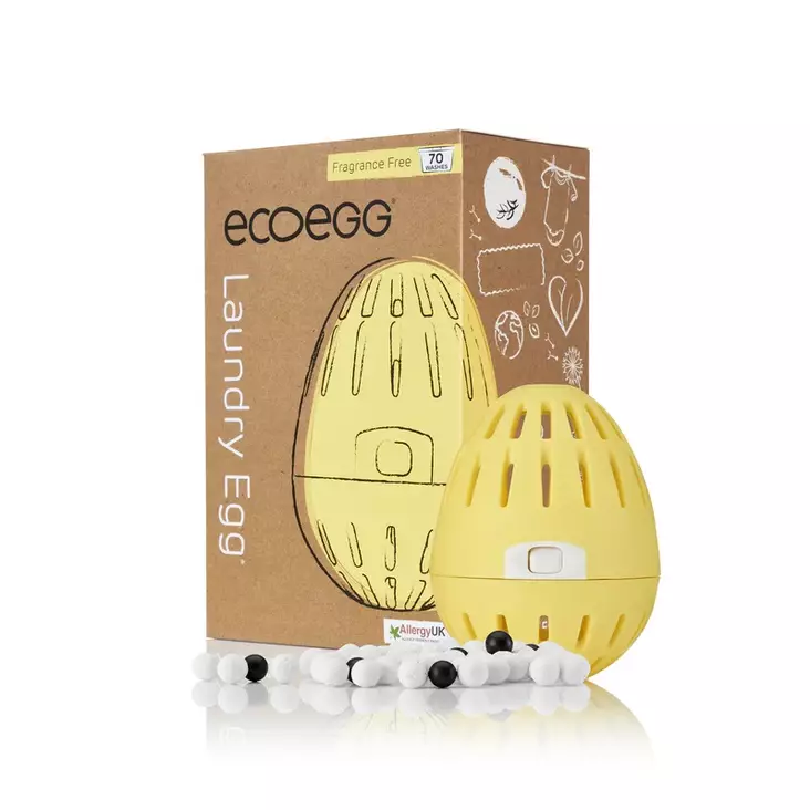 Ecoegg hajusteeton pyykkimuna aloituspakkaus + 70 pesua - Puhdistusaineet - 3824 - 1