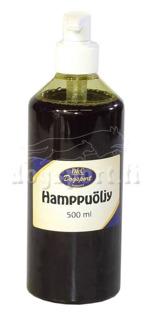 D&C Hamppuöljy ihon ja turkin hyvinvointiin koirille 500 ml - Ravintoöljyt koiralle - 535 - 1