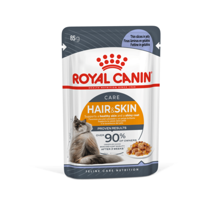 Royal Canin Hair & Skin Care Jelly kissan märkäruoka 85 g - Royal Canin märkäruoat kissalle - 3345 - 1