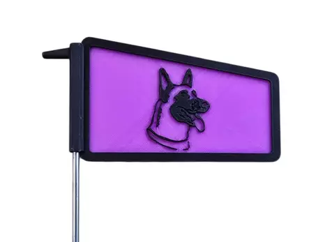 D&C Jälkipaalu muovi malinois neon keltainen - Jälkipaalut - 465 - 2