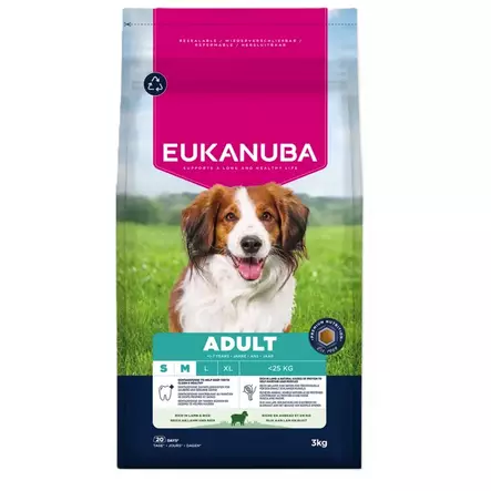 Eukanuba Adult S/M Lamb & Rice 3 kg - Eukanuba kuivaruoat koiralle - 6205 - 1