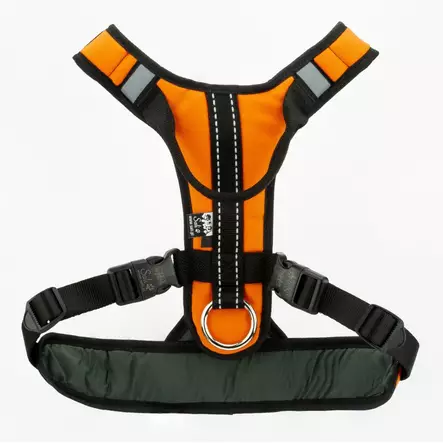 Sali V-Trek valjas kahvalla oranssi S - Koiran valjaat - 1775 - 2