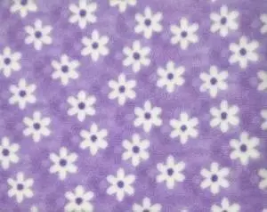 Vetbed karva-alusta Daisy liila valkoisilla kukilla 75 x 100 cm - Koiran pedit ja alustat - 6425 - 1