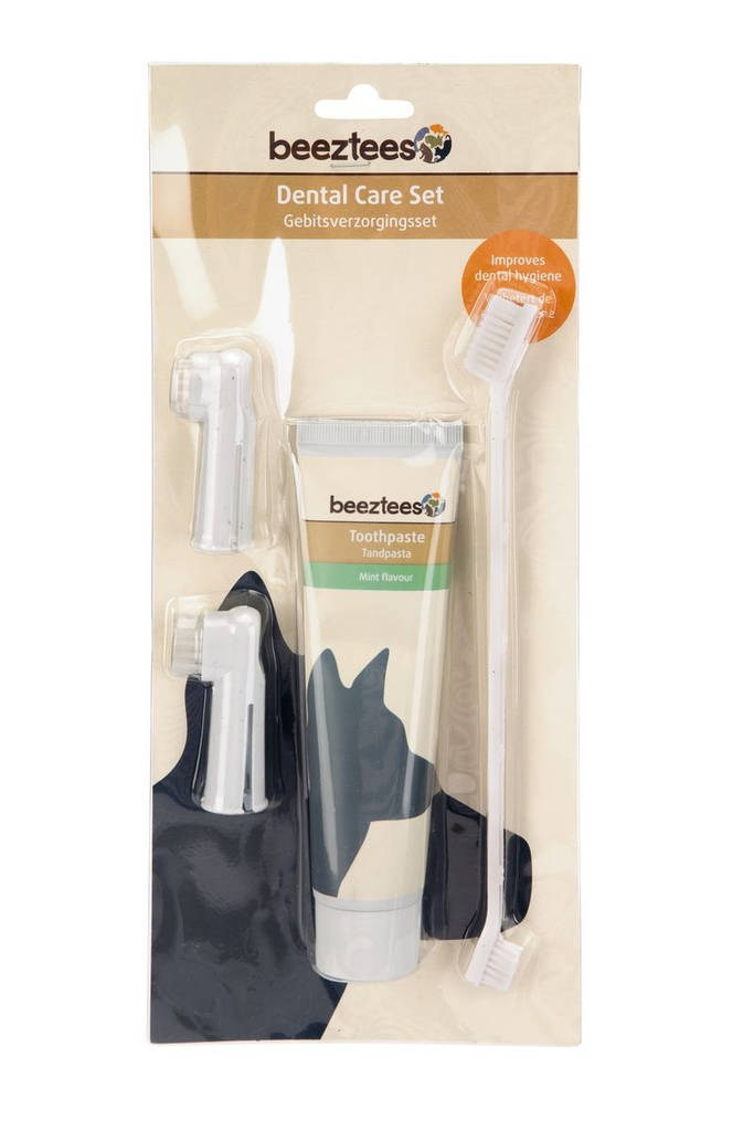 Beeztees Dental Care Set hammashoitosetti - Koiran hammasharjat - 1215 - 1