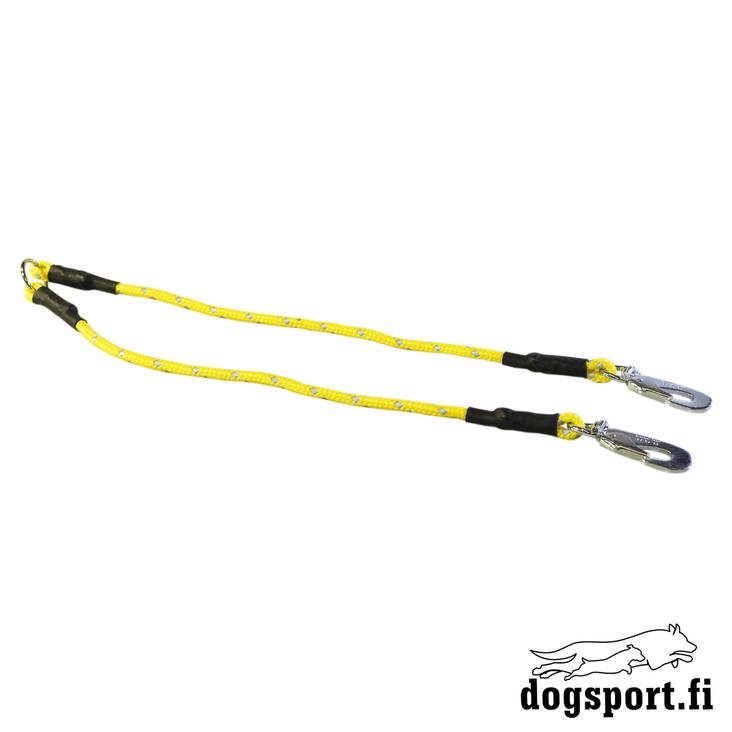 D&C Heijastava taluttimen jakaja 50 cm, keltainen - Taluttimen jakajat - 2055 - 1